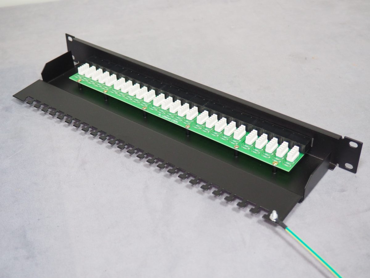Jump Line Panel 19吋 1U Cat3 三類 RJ11 25 Ports Patch Panel 跳線板 - 安倍網通設備有限公司